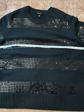 Torrid black sequin sweater 00x m/l 10